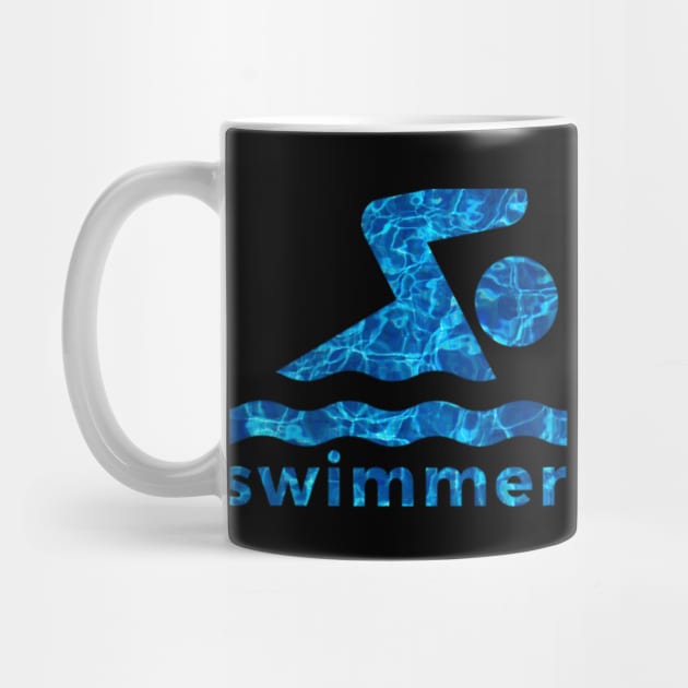 Swimmer - Lovers of Swimming - Who Swim Indoors or Out by tnts